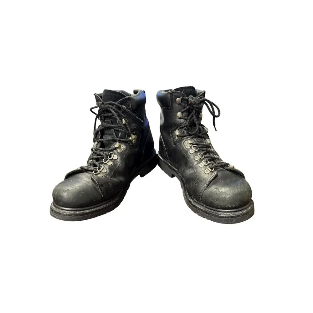 Harley-Davidson Black Leather Motorcycle Boots Men’s 11 Stock 91570